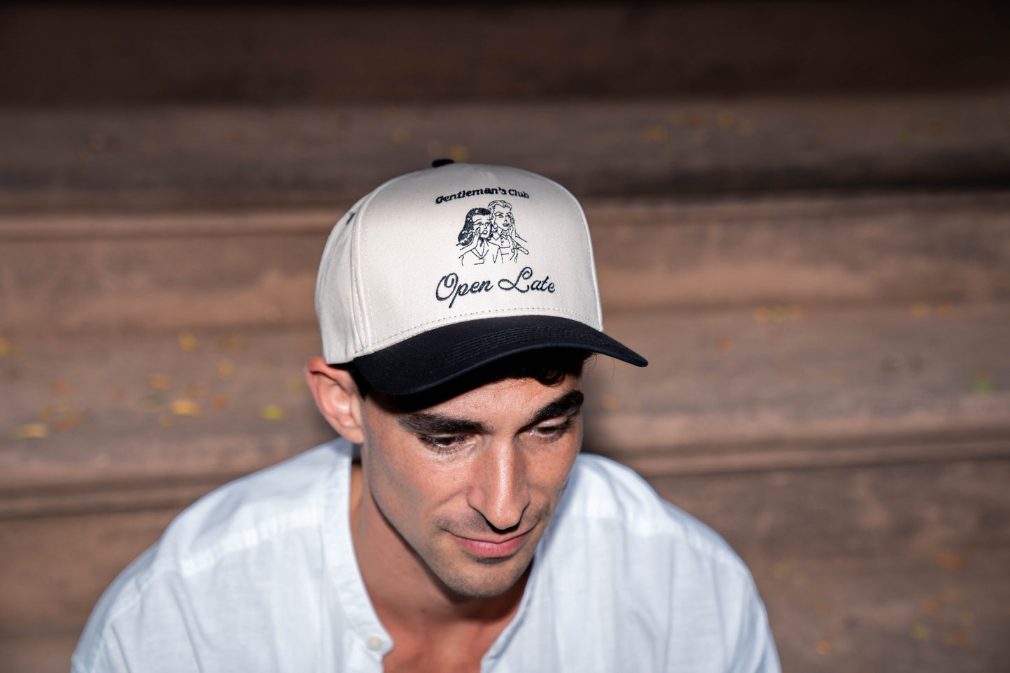 Gentleman's Club Hat - Natural/Black