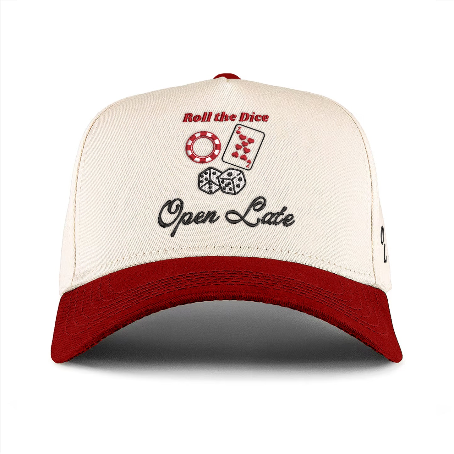 Roll The Dice Hat - Natural/Red