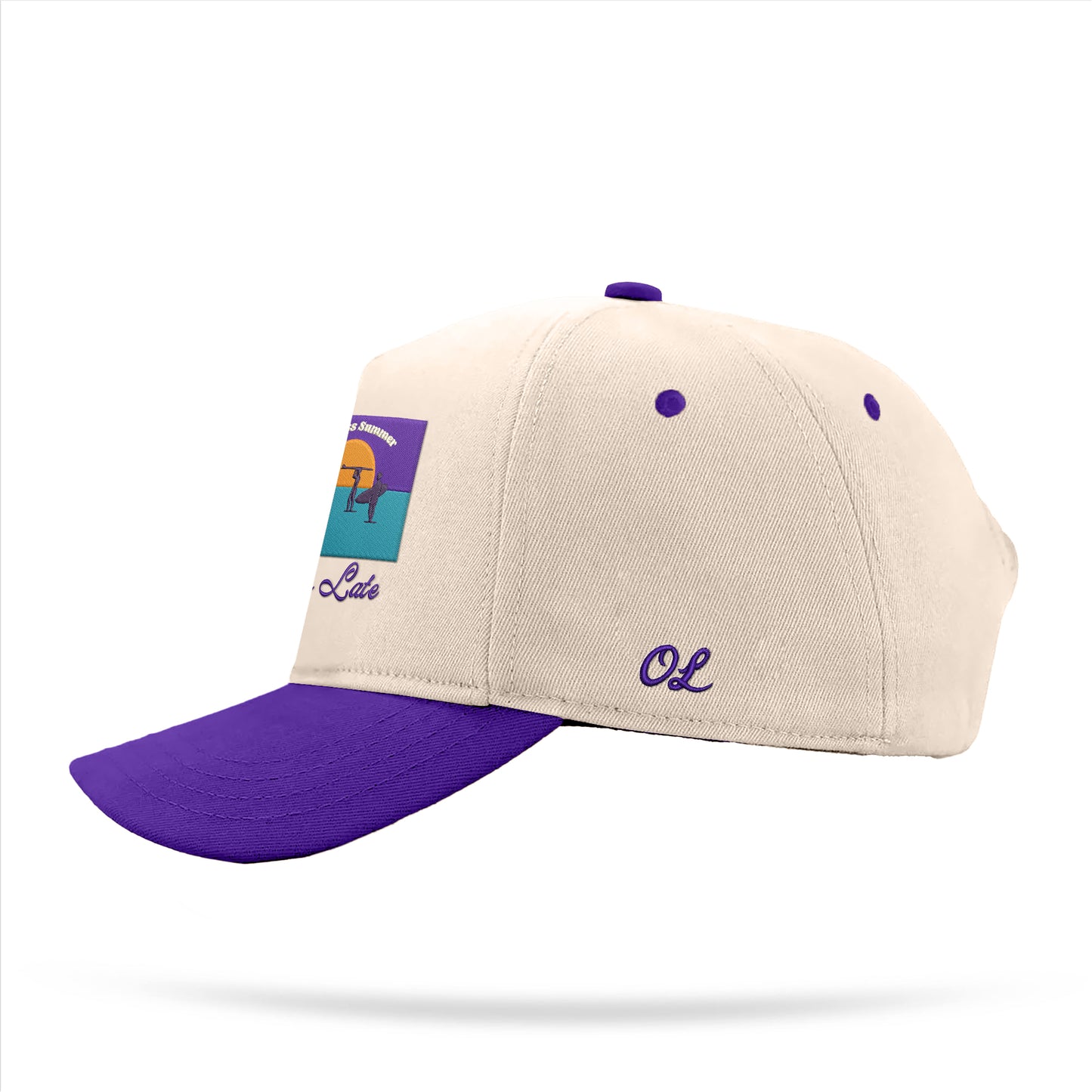 Endless Summer Hat - Natural/Purple