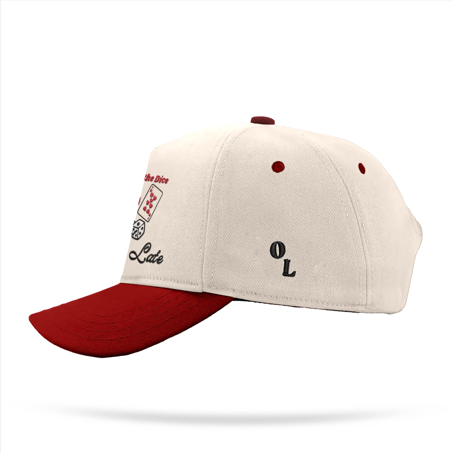 Roll The Dice Hat - Natural/Red