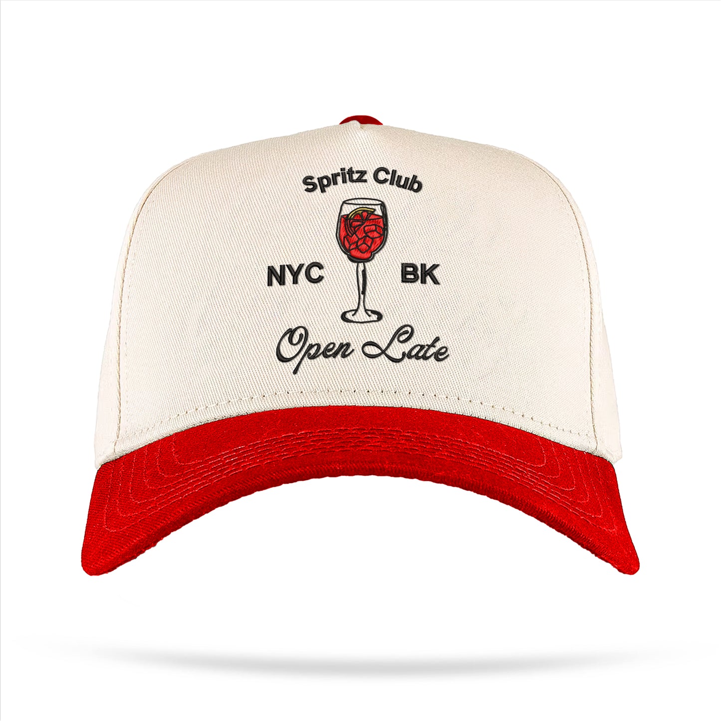 Spritz Hat - Natural / Red