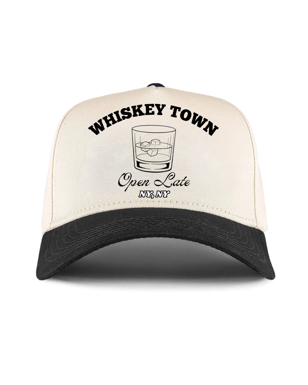 Whiskey Town Hat - Natural / Black