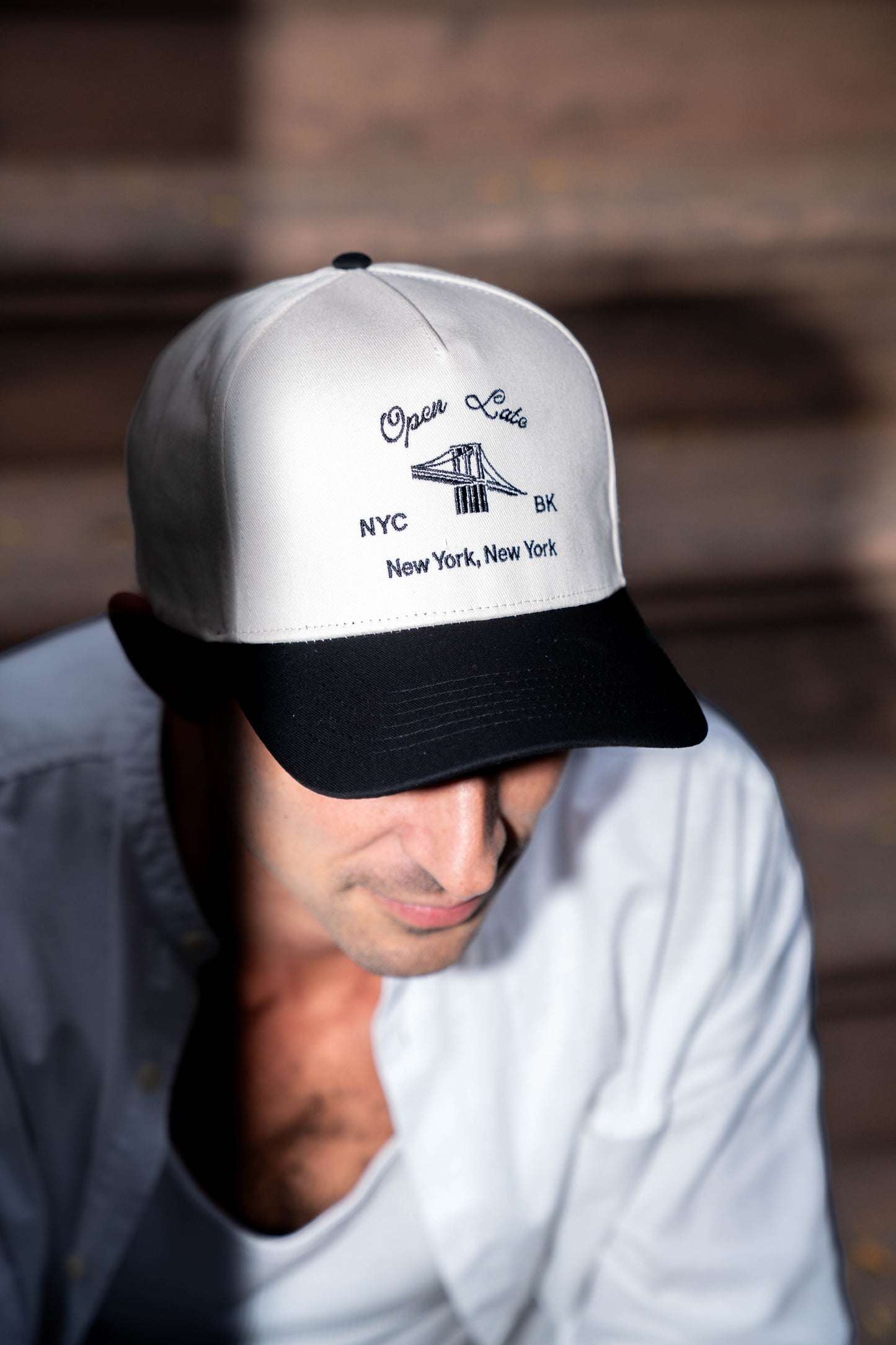 Brooklyn Bridge Hat - Natural / Black