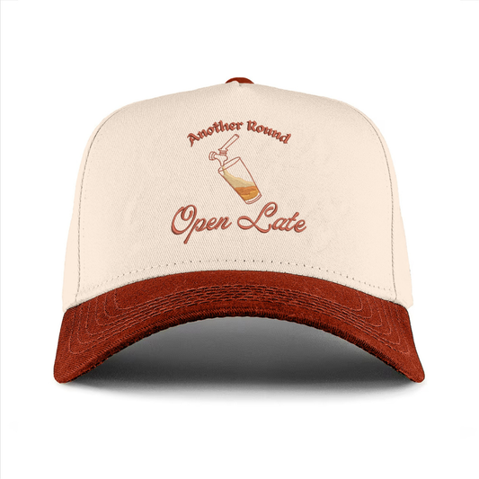 Another Round Hat - Natural / Rust