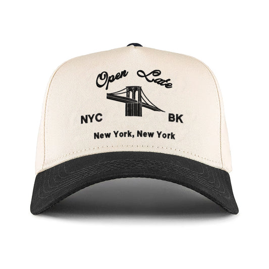 Brooklyn Bridge Hat - Natural / Black