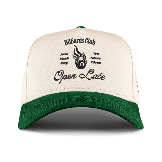 Billiards Club Hat - Natural / Green