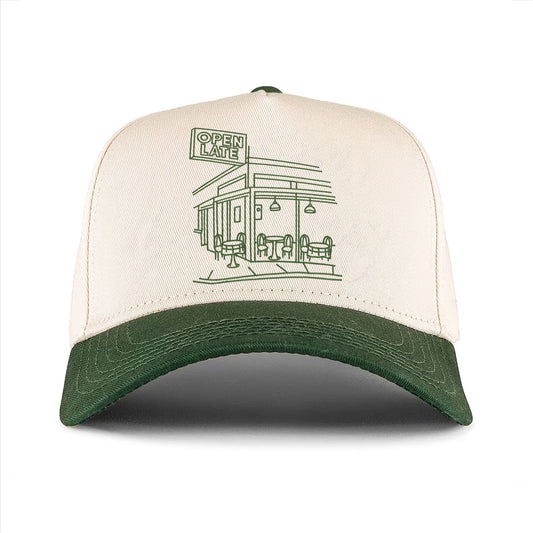 Happy Hour Hat - Natural / Green