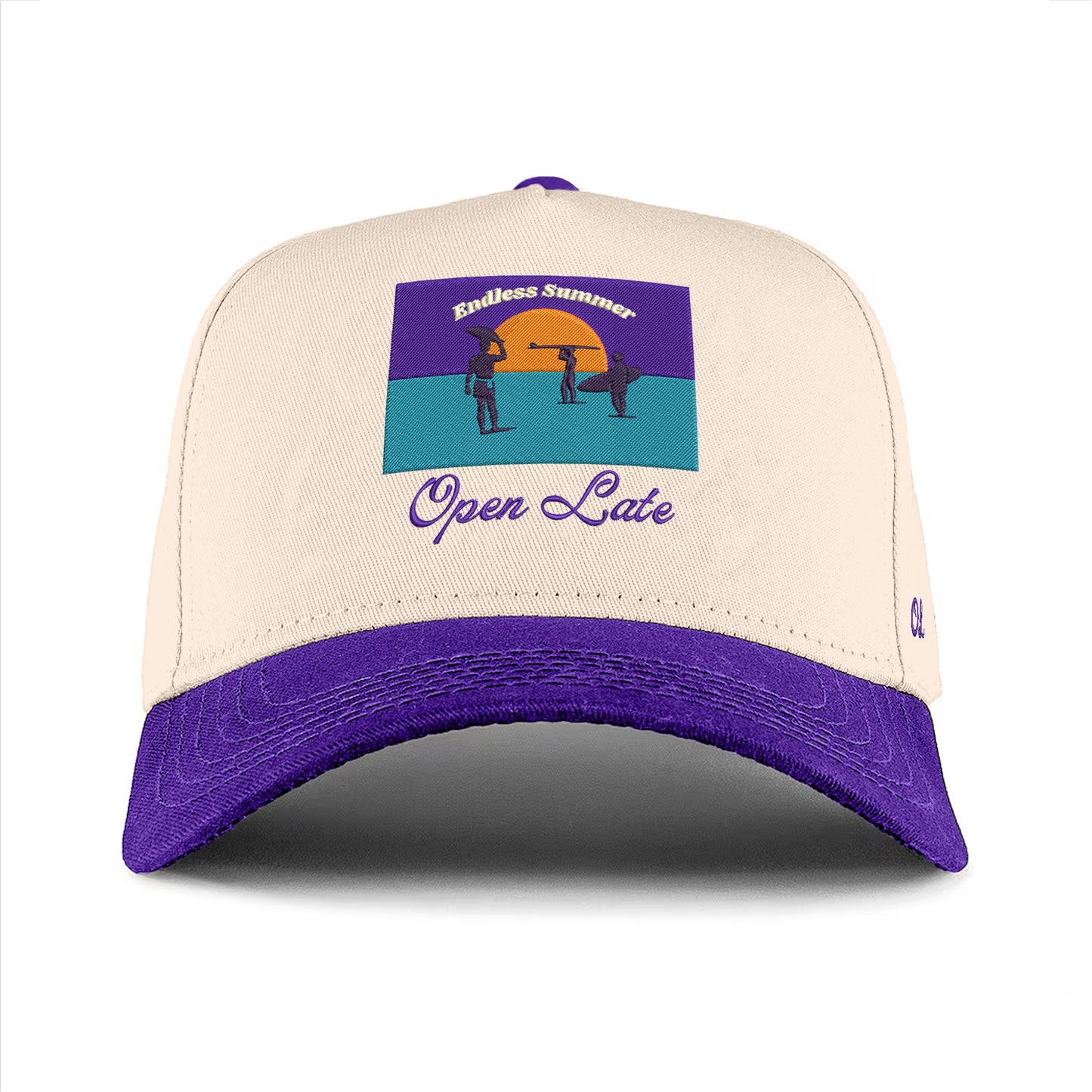 Endless Summer Hat - Natural/Purple