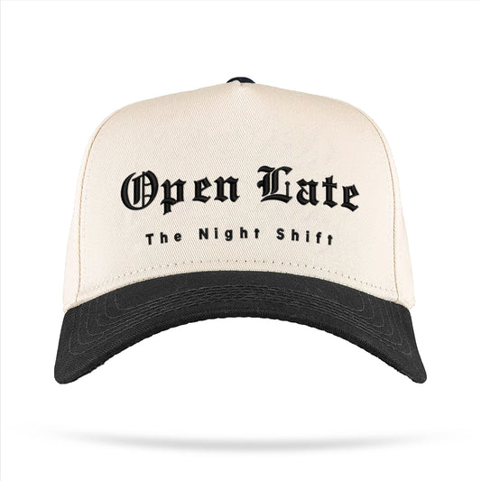 Night Shift Hat - Natural / Black